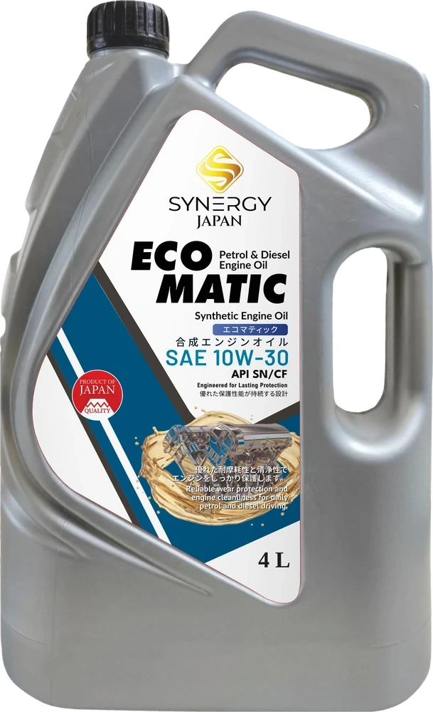 ECO MATIC 10W-30 API SN/CF car engine oil 4 L
